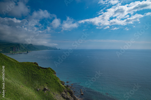 夏の神威岬からの風景