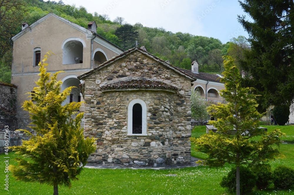 old stone Serbian Orthodox Church