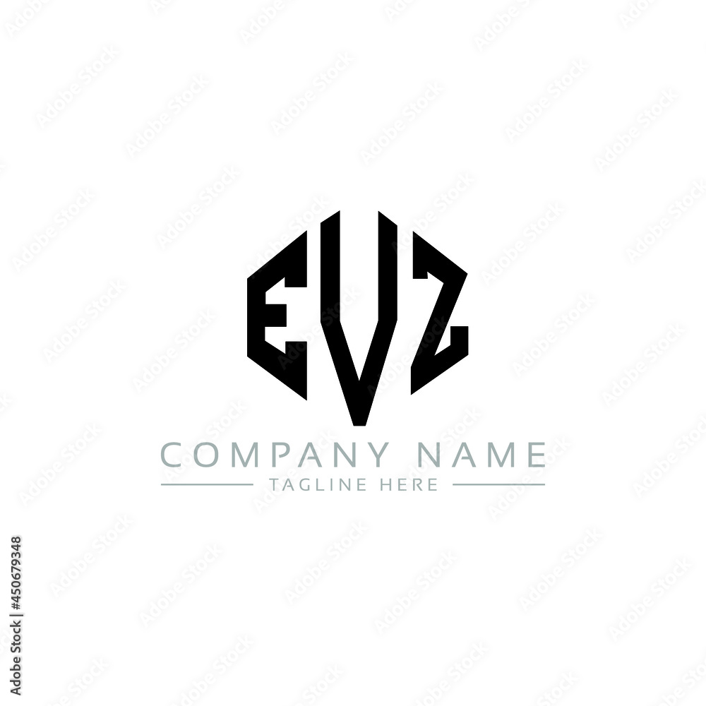 EVZ letter logo design with polygon shape. EVZ polygon logo monogram. EVZ cube logo design. EVZ hexagon vector logo template white and black colors. EVZ monogram, EVZ business and real estate logo. EVZ letter logo design with polygon shape. EVZ polygon logo monogram. EVZ cube logo design. EVZ hexagon vector logo template white and black colors. EVZ monogram, EVZ business and real estate logo.