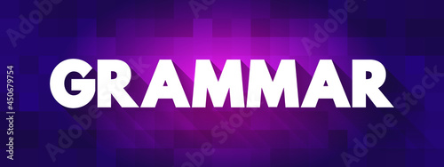 Grammar text quote, concept background