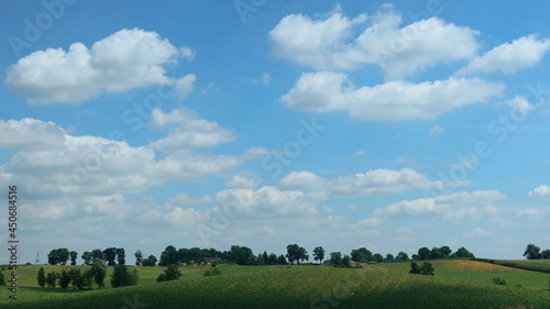 Beautiful landscape of northern Poland. Polish summer rural landscape. © PaulSat