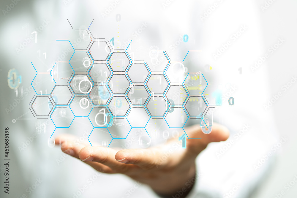 Technology background. Big data concept Technology background. Big data concept