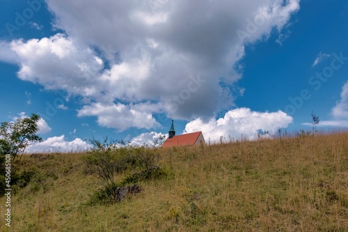 Small chapel on the Walberle in Franconian Switzerland; Kleine Kapelle auf dem Walberle in der Fränkischen Schweiz photo