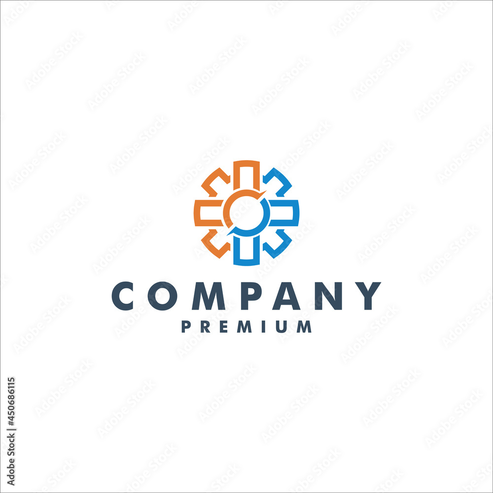 Gear cog cogs logo icon illustration Premium Vector Gear cog cogs logo icon illustration Premium Vector
