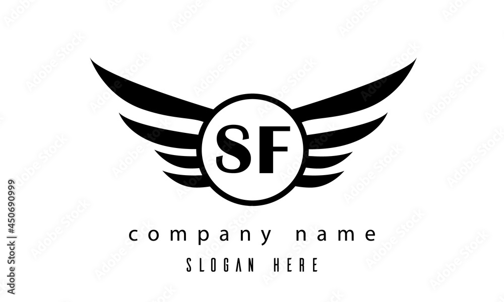 SF wings latter logo SF wings latter logo