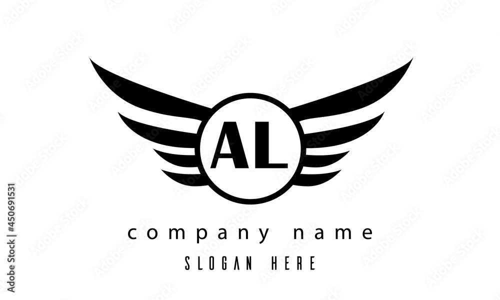AL wings latter logo AL wings latter logo