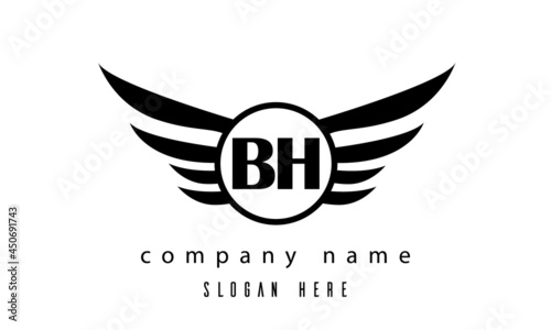 BH wings latter logo