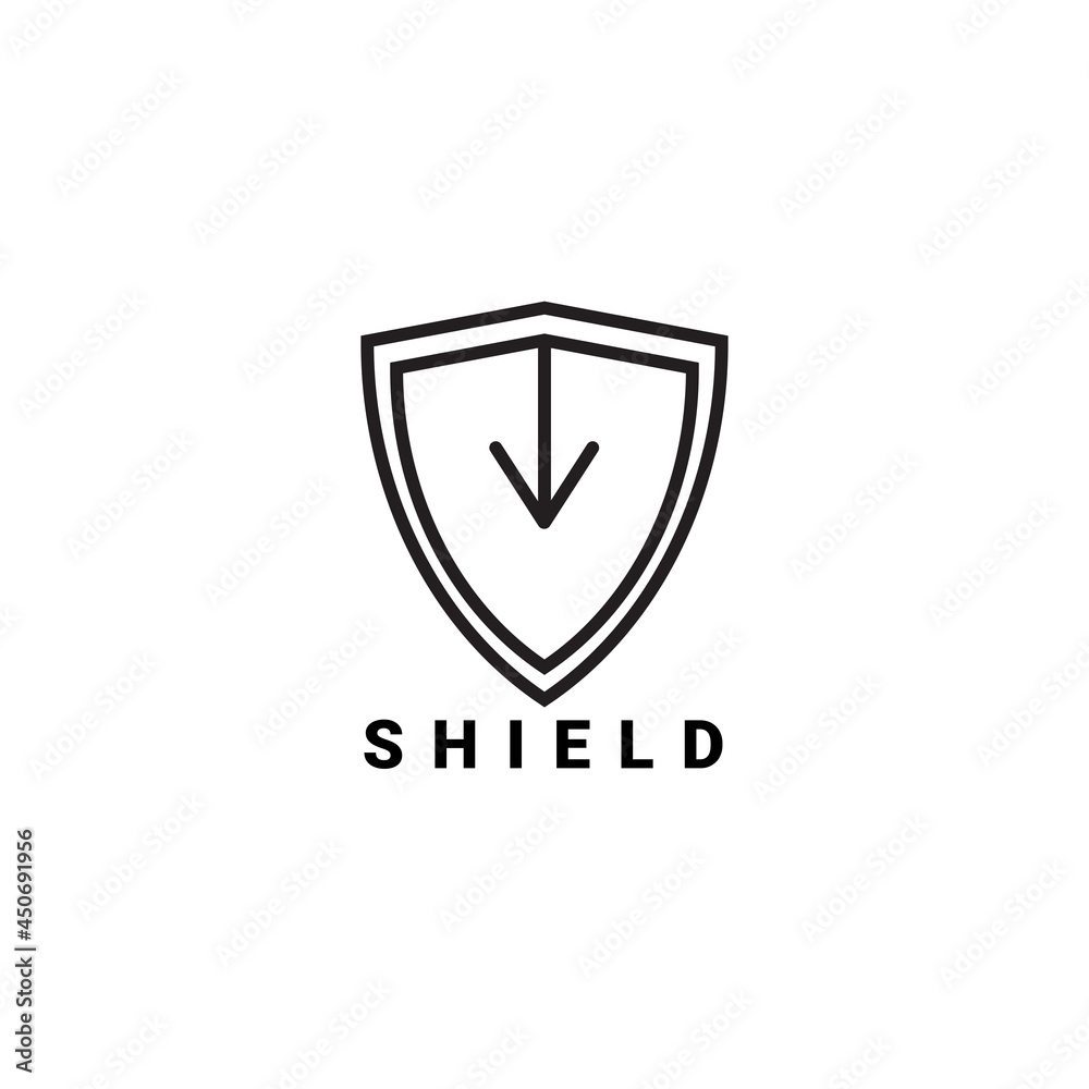 shield logo design vector, shield element logo design template shield logo design vector, shield element logo design template