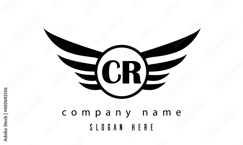CR wings latter logo CR wings latter logo