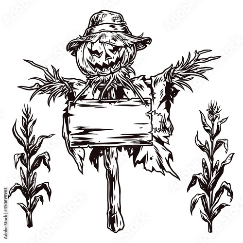Halloween vintage concept