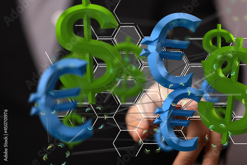 Main world currency theme d...