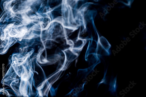 Fototapeta Naklejka Na Ścianę i Meble -  Smoke and Fog on Black Background