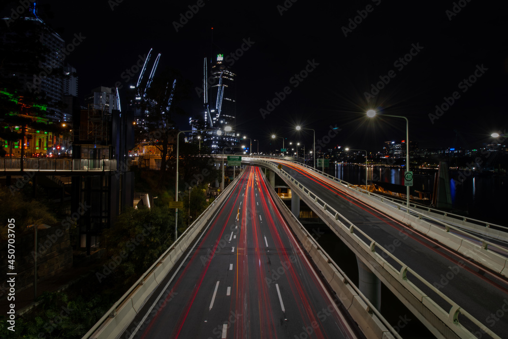 night traffic at night
Long exposure