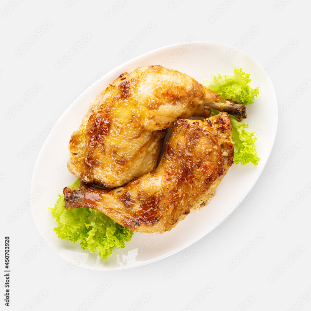 chicken legs on white background chicken legs on white background