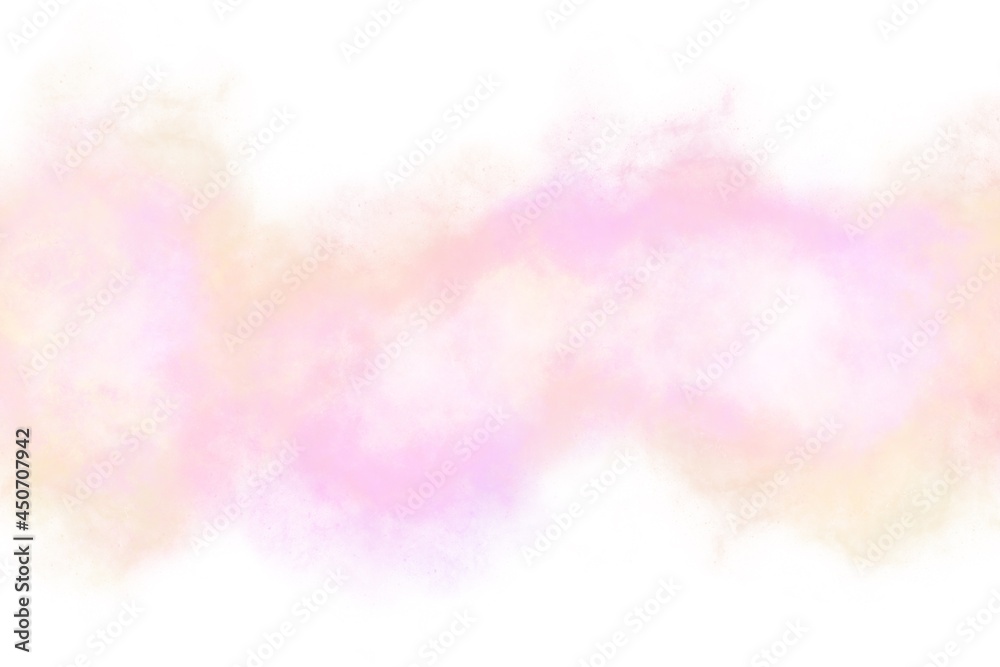 Soft coral pink watercolor. Pink watercolor background. Digital drawing.
