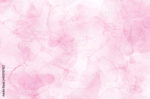 Soft coral pink watercolor. Pink watercolor background. Digital drawing. 