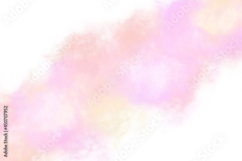 Soft coral pink watercolor. Pink watercolor background. Digital drawing. 