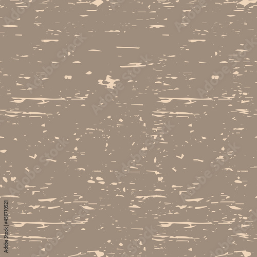 Vintage scratched seamless pattern. Old faded background, vector illustration.