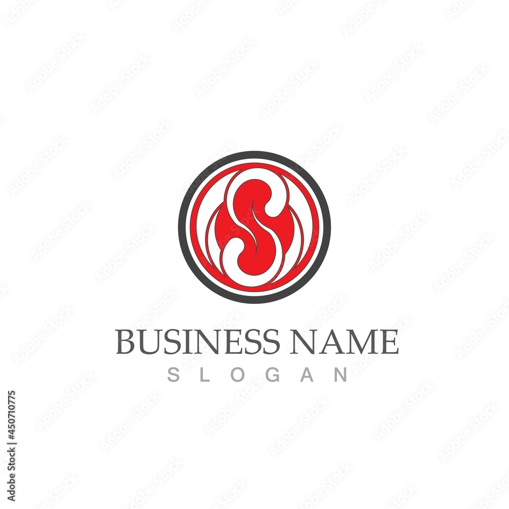 Business corporate S letter logo