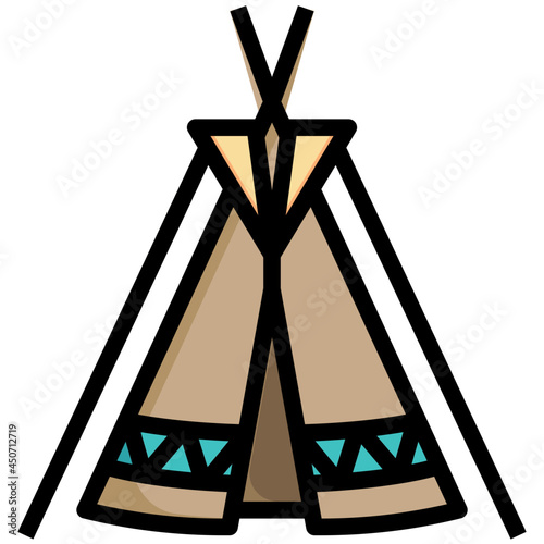 TIPI filled outline icon,linear,outline,graphic,illustration