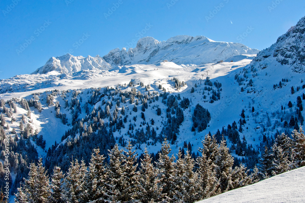 Courchevel Three Valleys Ski Resort French Alps France