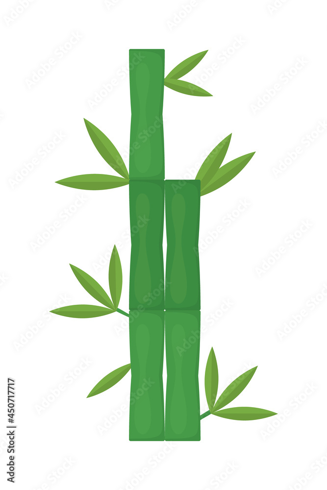 Naklejka premium bamboo sticks design