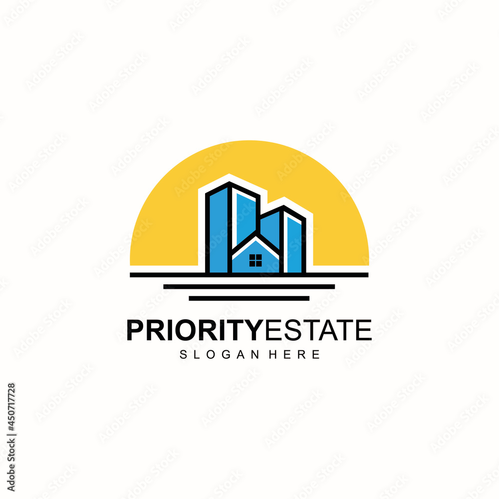 Symbol Real estate logo design, Building logo, property logo, Real estate agent logo template. Symbol Real estate logo design, Building logo, property logo, Real estate agent logo template.