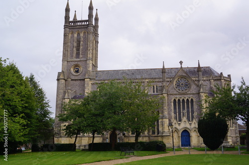 Andover, Hampshire (UK): view of St Mary's Parish Church photo