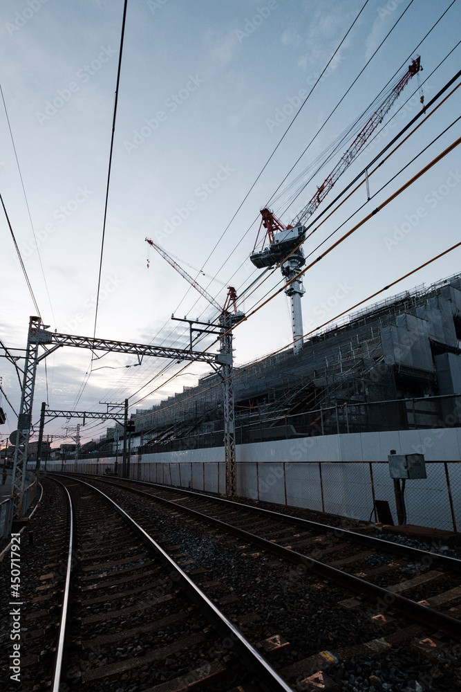 Naklejka premium 線路