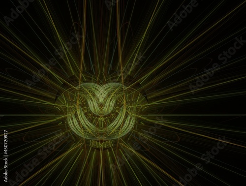 Imaginatory fractal background generated Image