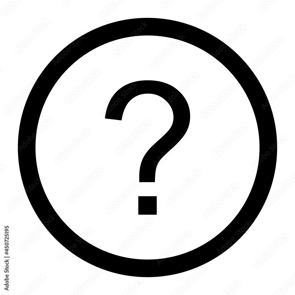 Vector Question Sign Glyph Icon Design Vector Question Sign Glyph Icon Design