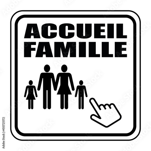 Logo accueil famille.