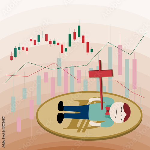 Investor killed by candle stick chart 
