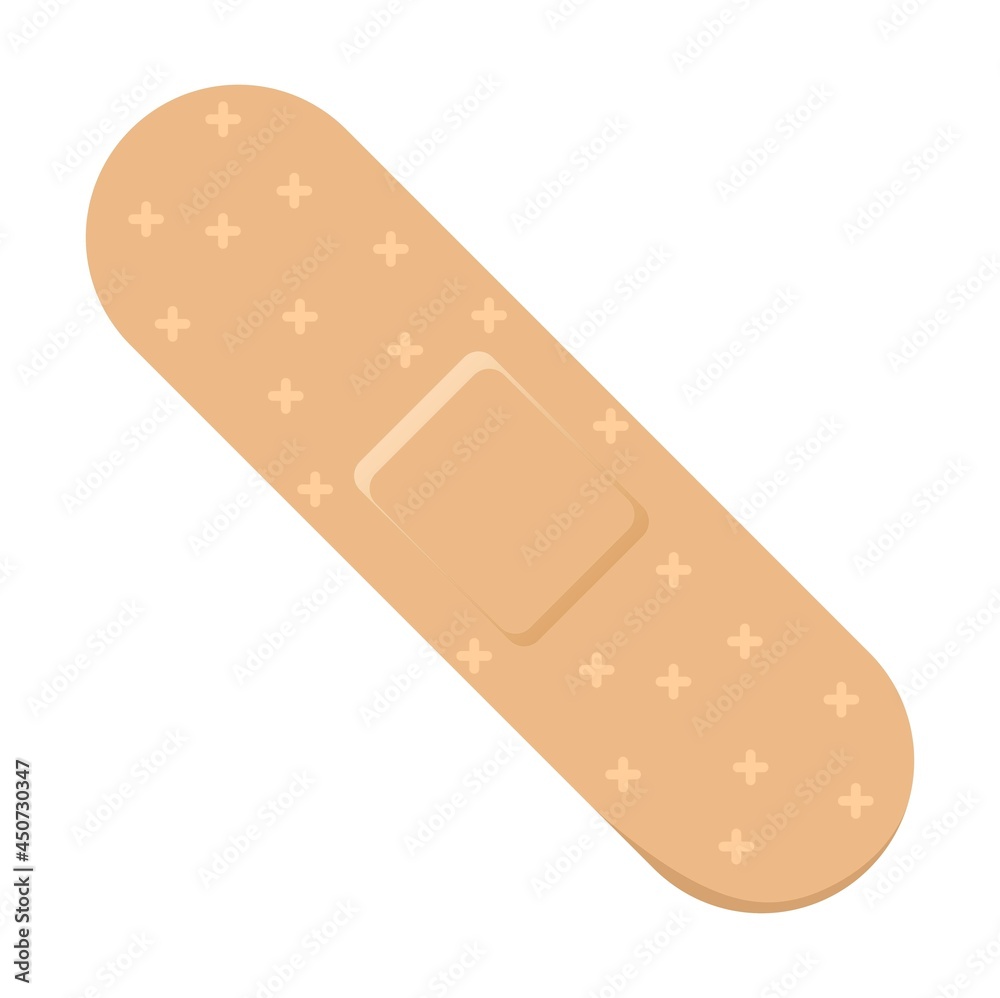 Vector illustration of medical plaster to cover wounds, suitable for advertising health products Vector illustration of medical plaster to cover wounds, suitable for advertising health products