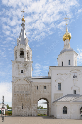 Holy Bogolyubsky Convent. Staircase tower, Chambers of Prince Andrei Bogolyubsky. Bogolyubovo, Vladimir Region, Russia