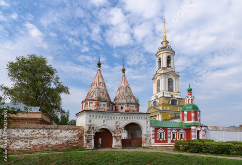 Holy Gate in the monastery of Deposition of the Holy Robe. Suzdal, Russia