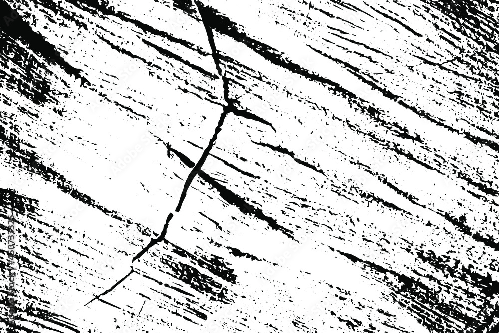 Obraz premium Grunge vector texture. Abstract cracked background. Aged and weathered broken surface. Dirty and damaged. Detailed rough backdrop. Vector graphic illustration.