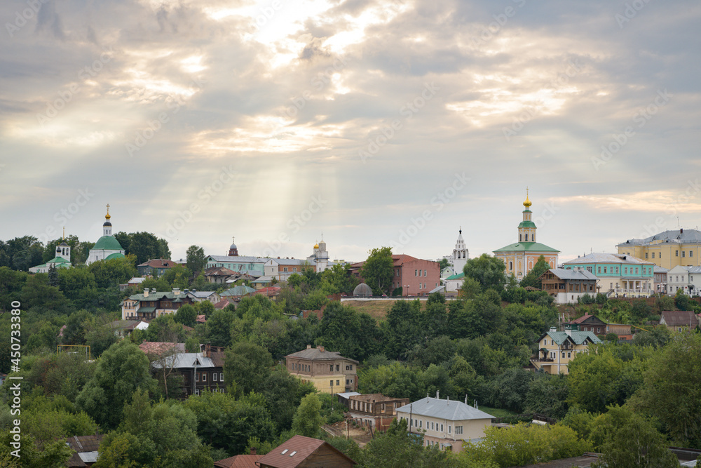 View of historical district of Vladimir.