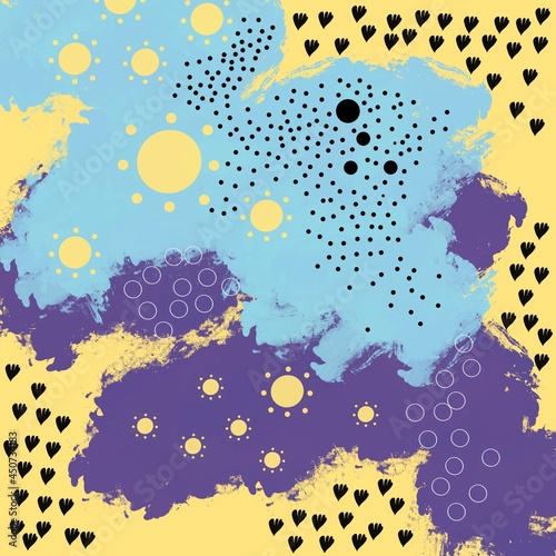 abstract background with blots