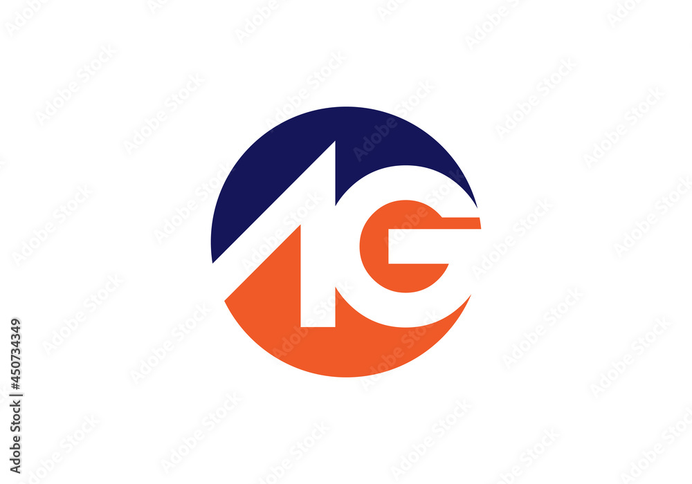 this is a creative latter AG iconic logo symbol this is a creative latter AG iconic logo symbol