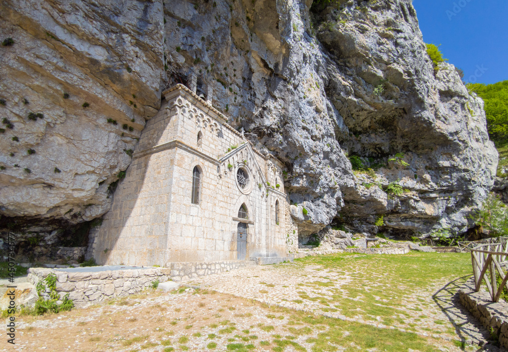 Cima del Redentore (Latina, Italy) The panoramic peak with religious