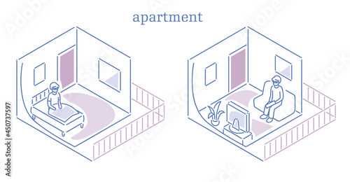 シニア世代男性の一人暮らしマンション
