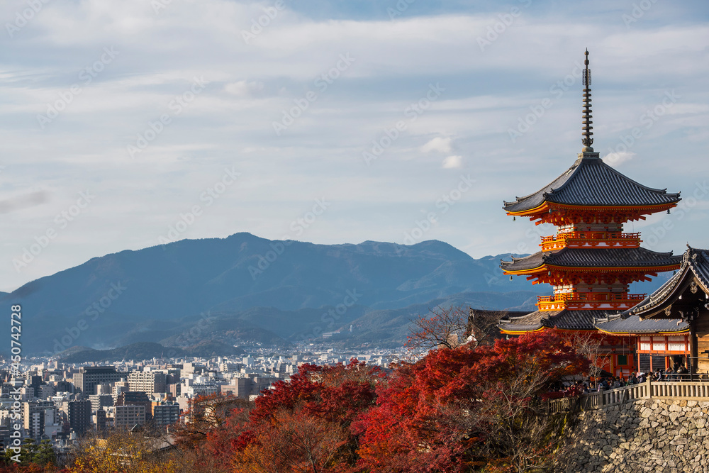view of Kyoto from Kiyomizu-dera temple view of Kyoto from Kiyomizu-dera temple
