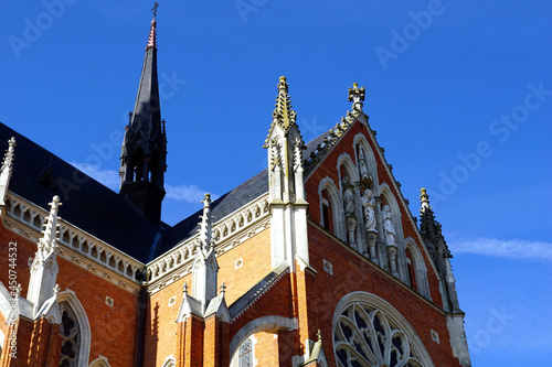 Photos Religious architecture and decorative details on part of the facade of the conca