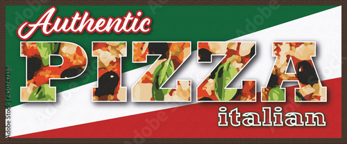 Authentic Italian pizza 