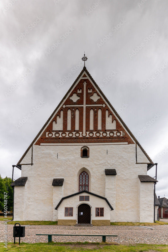 view of the cathedral in the old town of Porvoo in southern Finland view of the cathedral in the old town of Porvoo in southern Finland