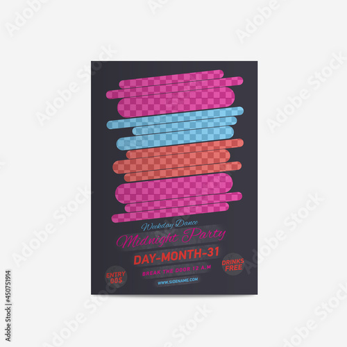 Party Invitation Flyer Design