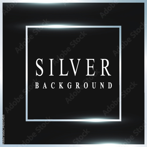 Silver luxury background. Vector illustration.