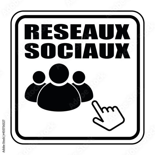 Logo réseaux sociaux.