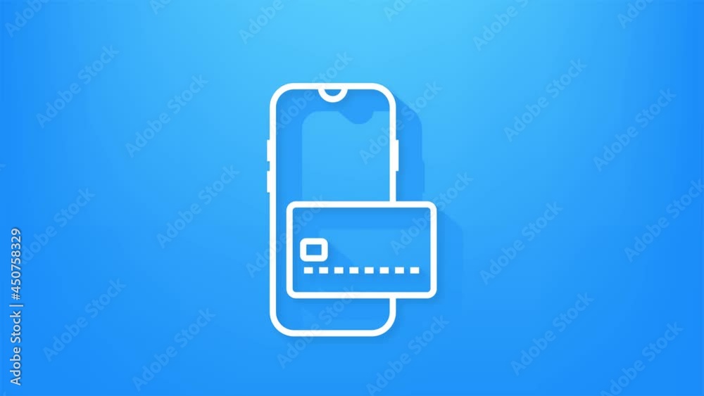 Money, finance and payments. Set outline web icon. Motion graphics. Money, finance and payments. Set outline web icon. Motion graphics.